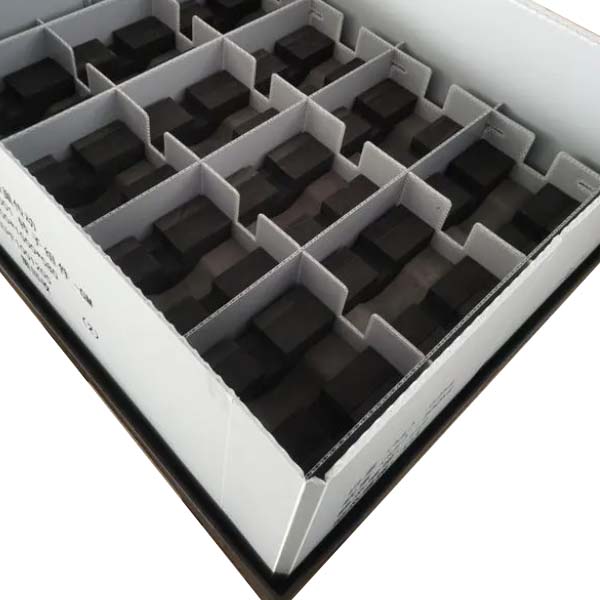 1450x1130 plastic gaylord container with Foam inserts