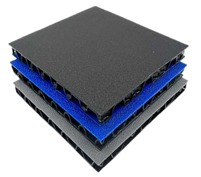 Double-Color-Textured-PP-honeycomb-Panels-for-flightcase
