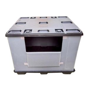 Foldable pallet pack container with Collar (2)